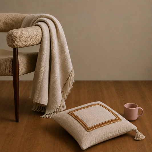 Aabha Cotton Throw Blanket