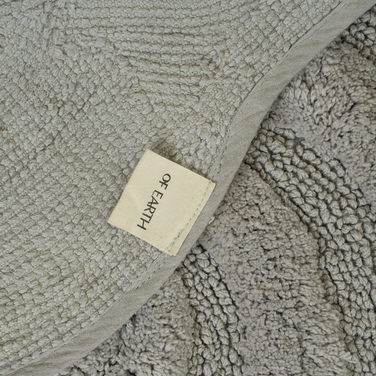 |Gulaab Floor Mat in Grey by Of Earth