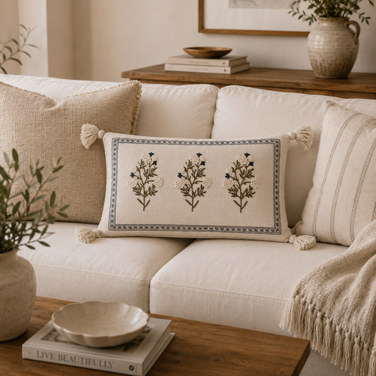 Nargis Cotton Cushion Cover