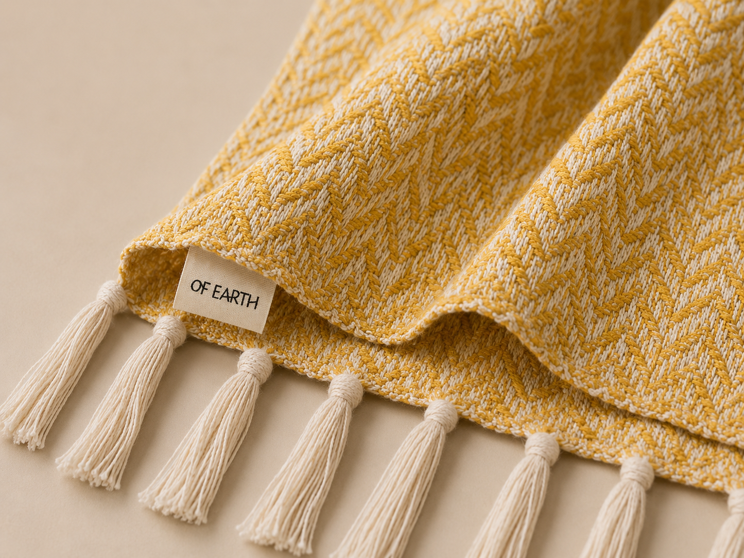 Raina Cotton Throw Blanket - Of Earth