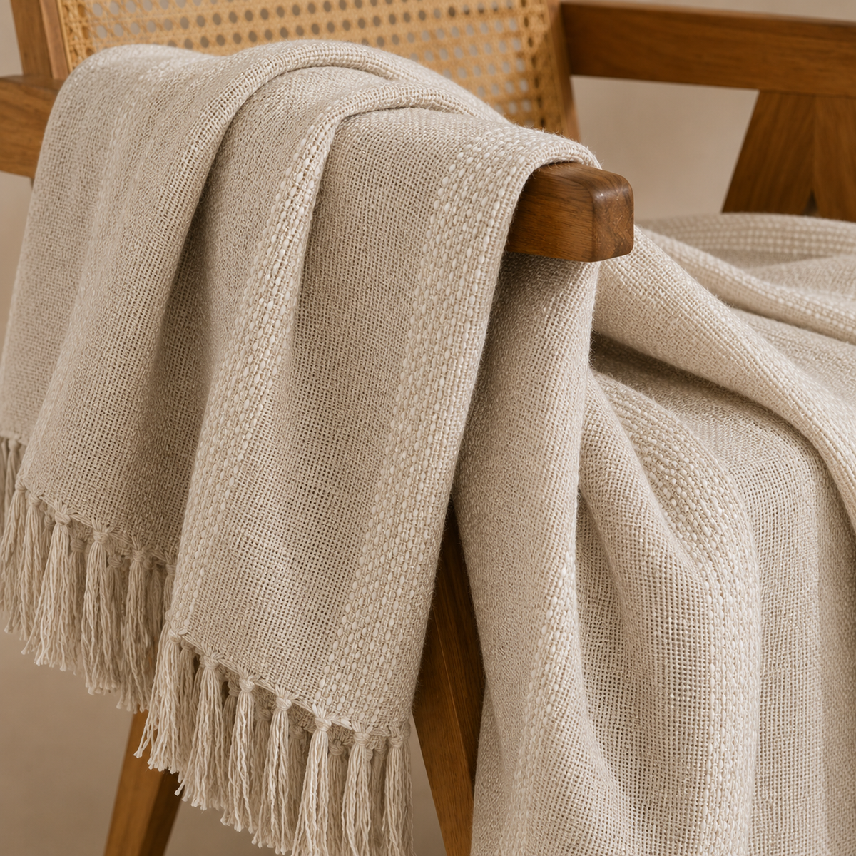 Aabha Cotton Throw Blanket