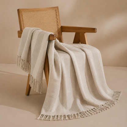 Aabha Cotton Throw Blanket