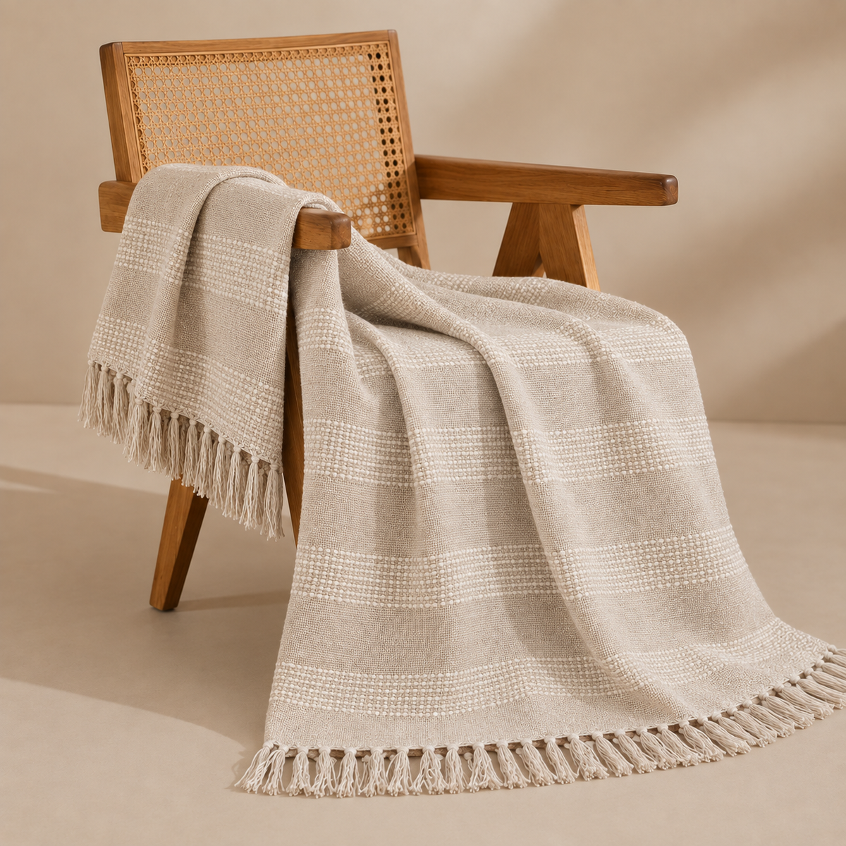 Aabha Cotton Throw Blanket