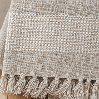 Aabha Cotton Throw Blanket