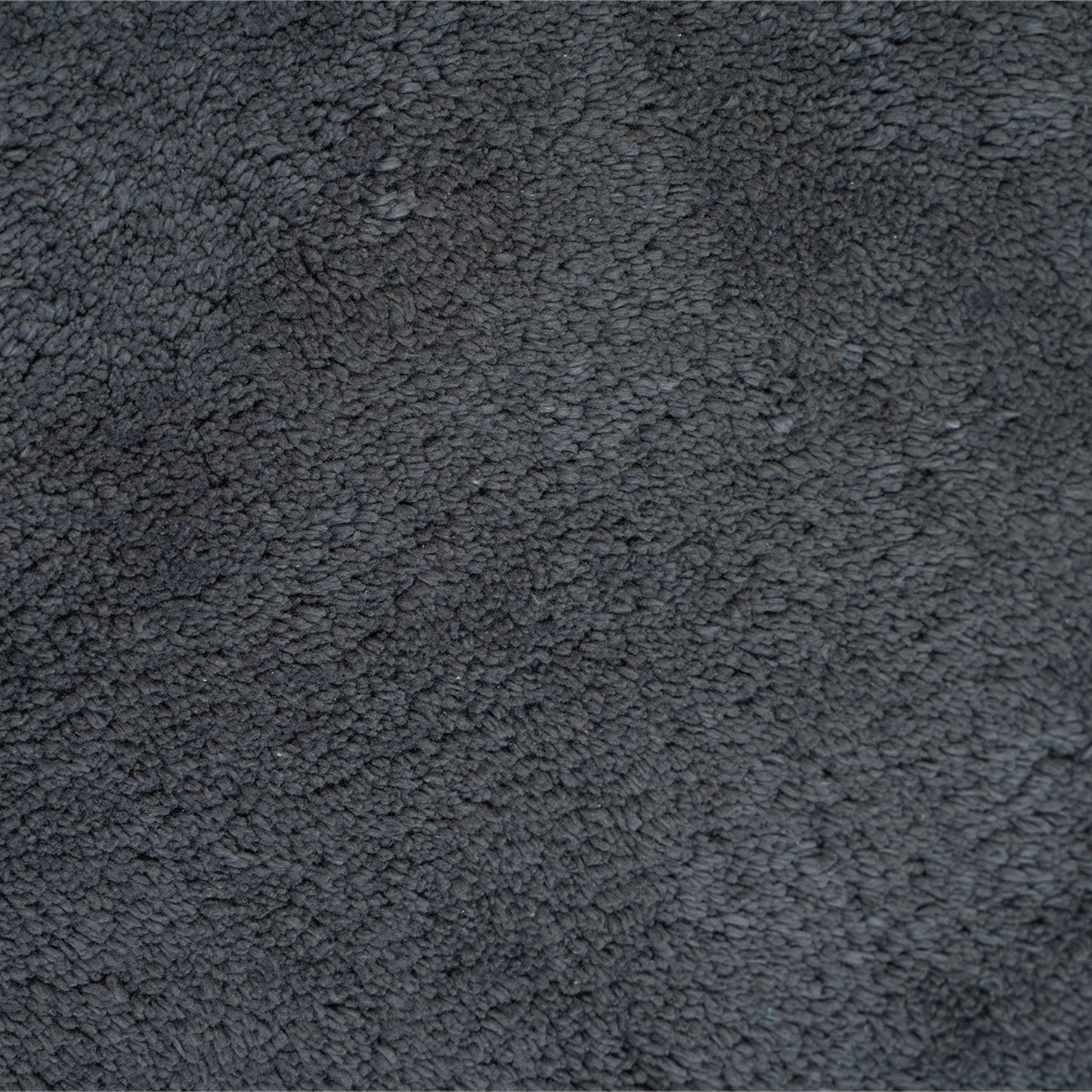 |Aangan non-reversible cotton floor mat in Charcoal-Of Earth