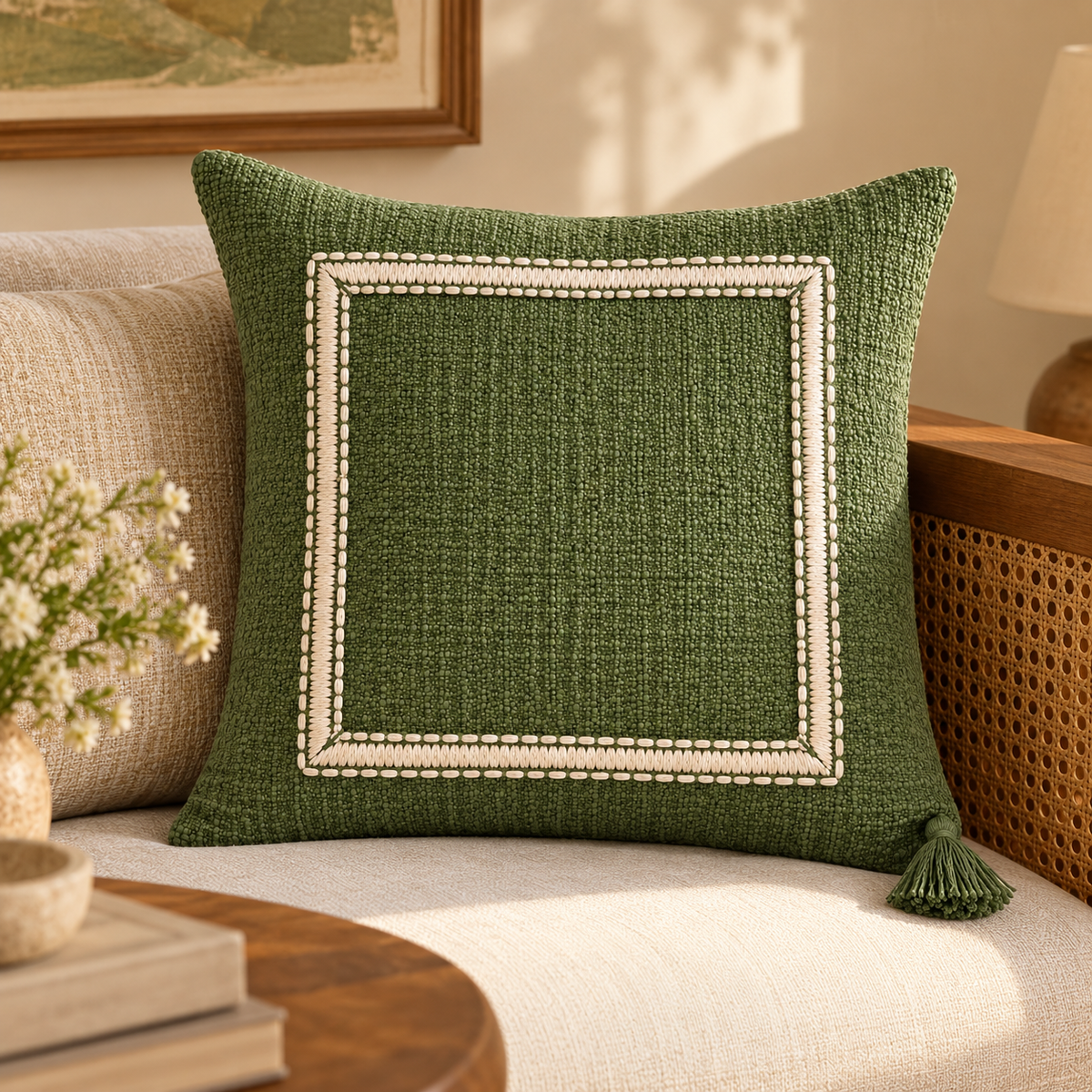 Aroha Cotton Cushion Cover