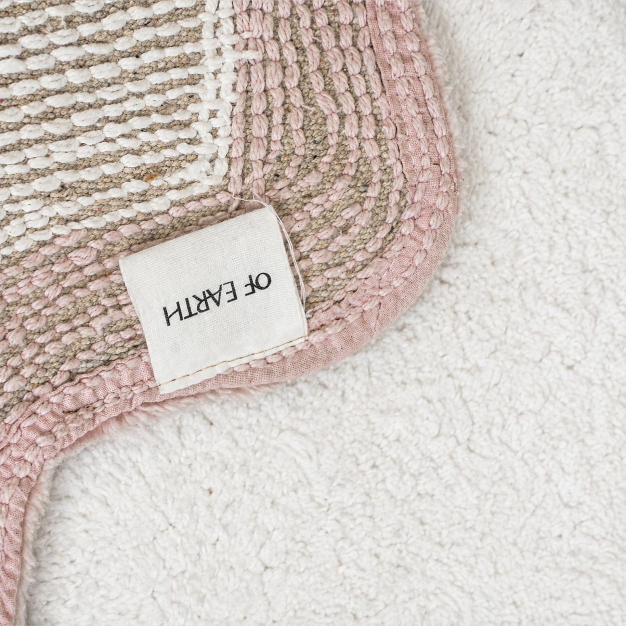 |Bhoomi Floor Mat in Pink by Of Earth