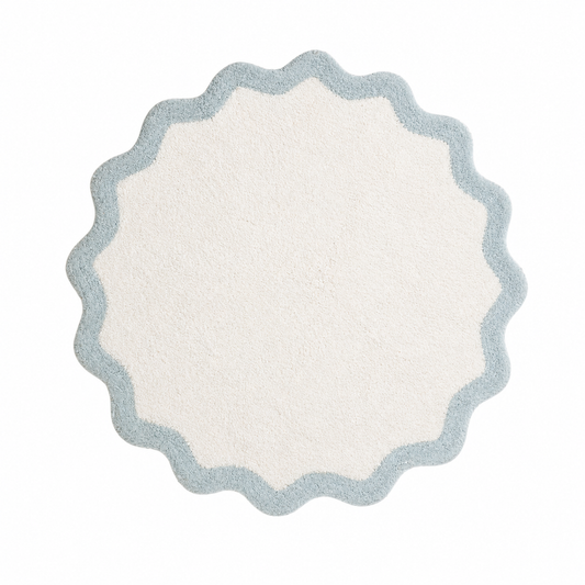 |Bhoomi Floor Mat in Blue by Of Earth