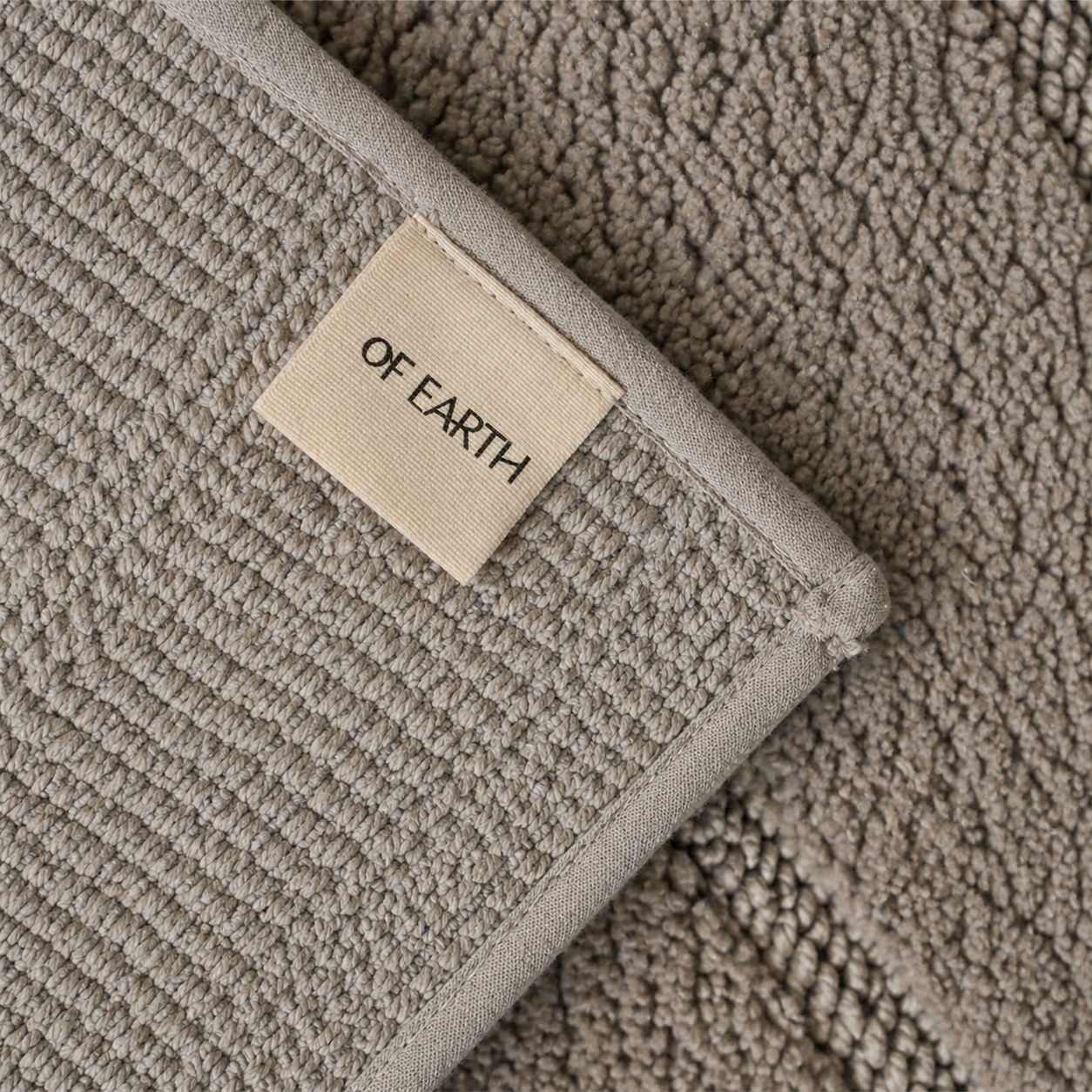 |Bunai cotton floor mat Grey -Of Earth