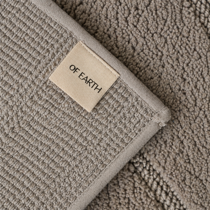 |Bunai cotton floor mat Grey -Of Earth