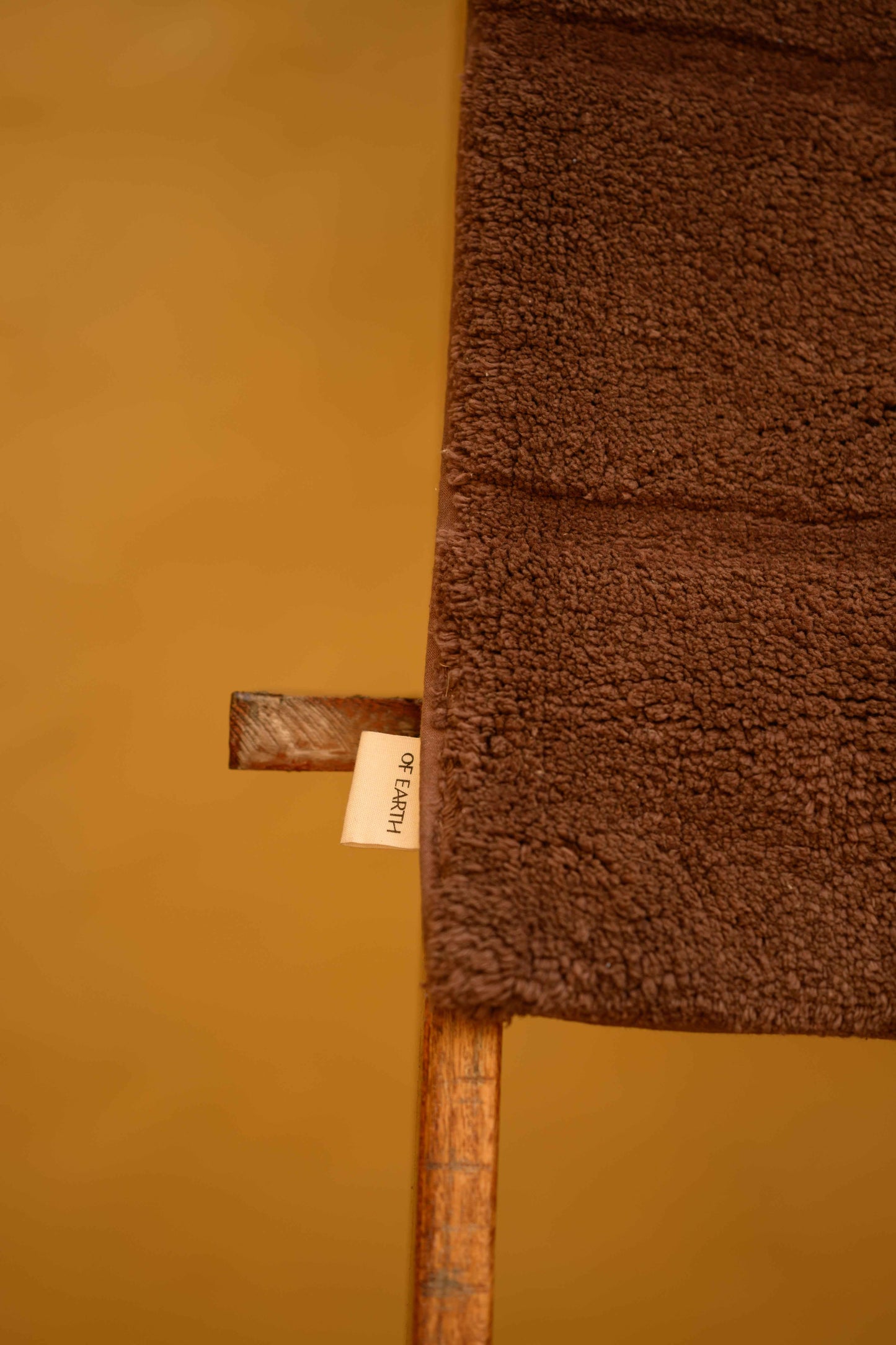 |Bunai cotton floor mat Walnut -Of Earth