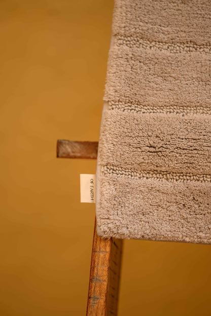 |Bunai cotton floor mat Grey -Of Earth