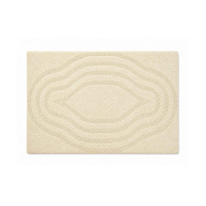 |Chamba reversible cotton floor mat in Ivory-Of Earth