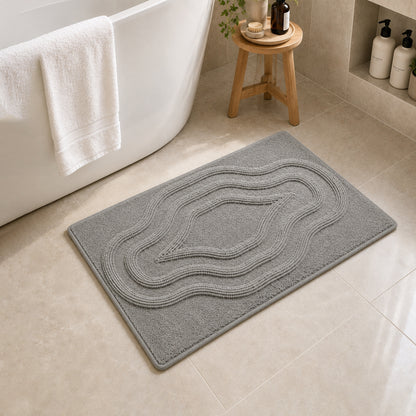|Chamba Floor Mat in Grey  by Of Earth