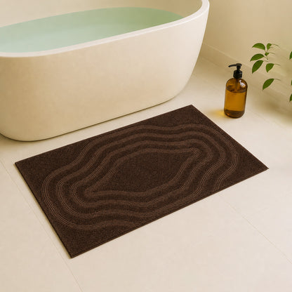 |Chamba Floor Mat in Walnut  by Of Earth