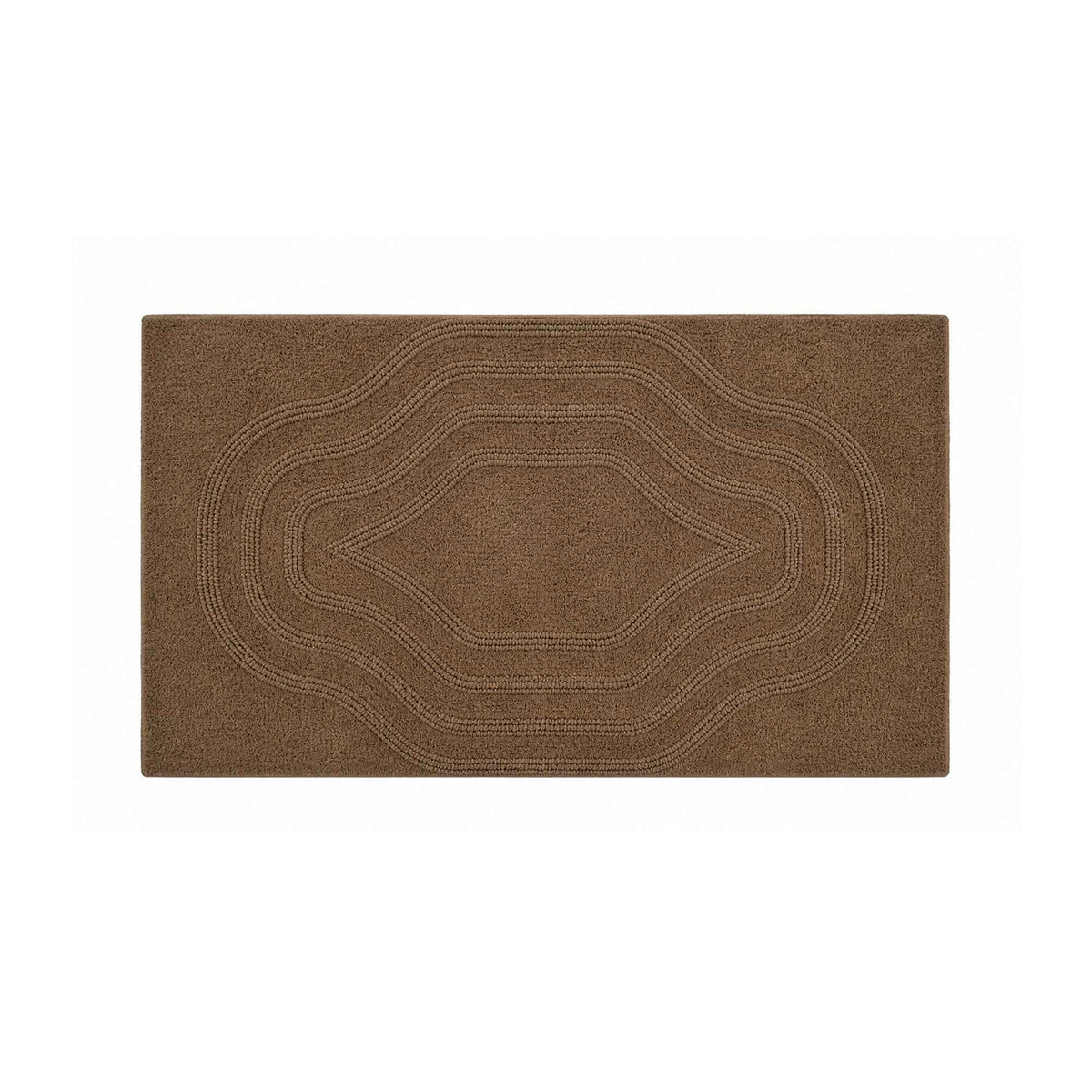 |Chamba reversible cotton floor mat in Tan-Of Earth