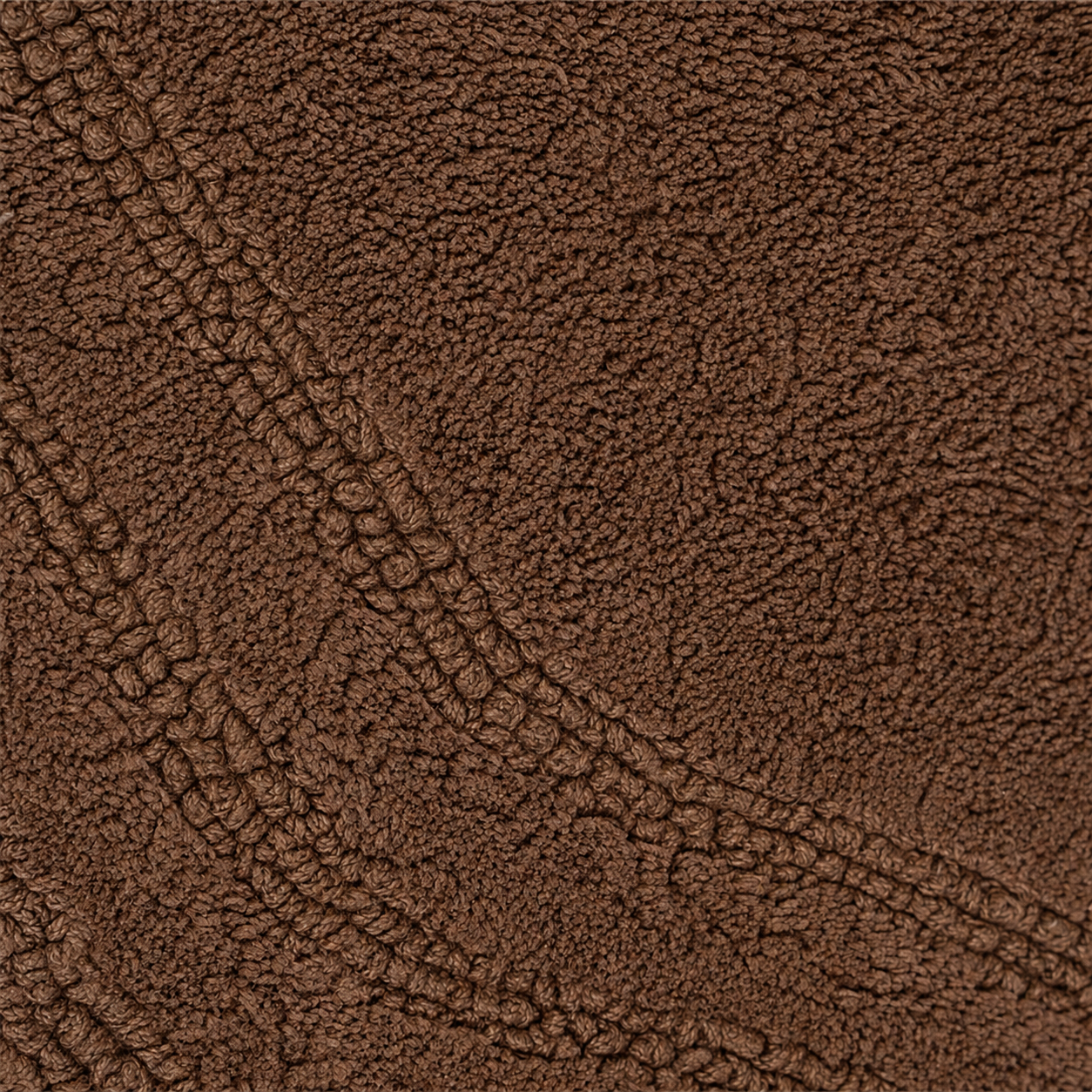 |Chamba reversible cotton floor mat in Walnut-Of Earth