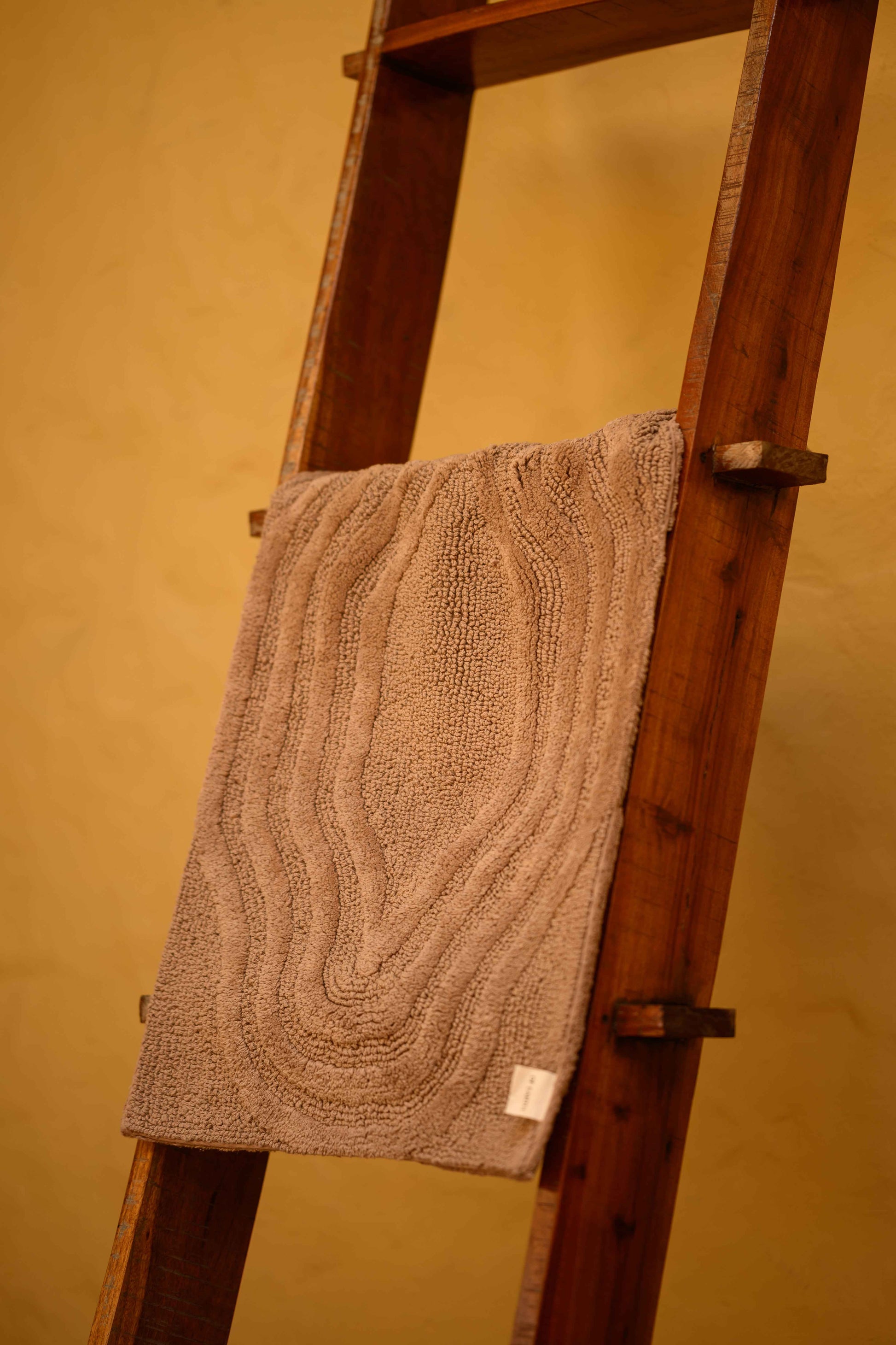 |Chamba reversible cotton floor mat in Tan-Of Earth