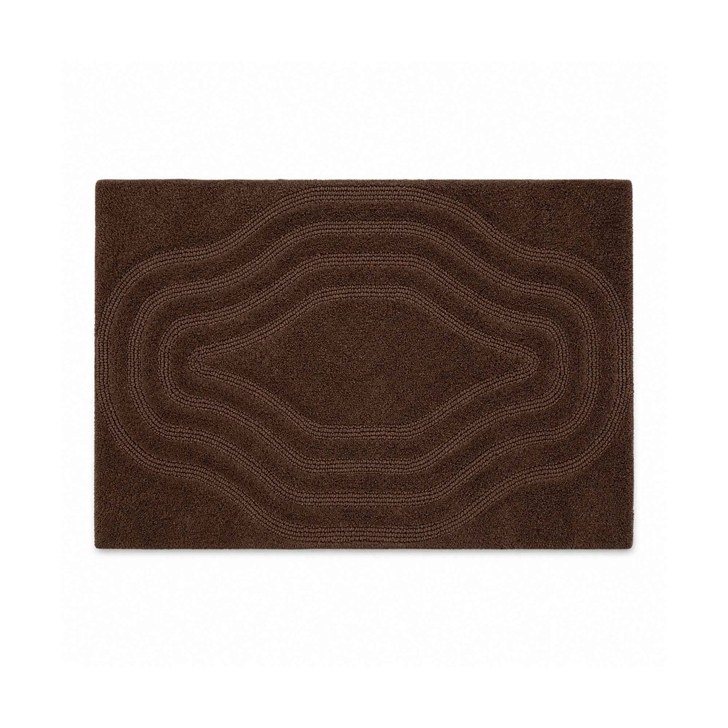 |Chamba reversible cotton floor mat in Walnut-Of Earth