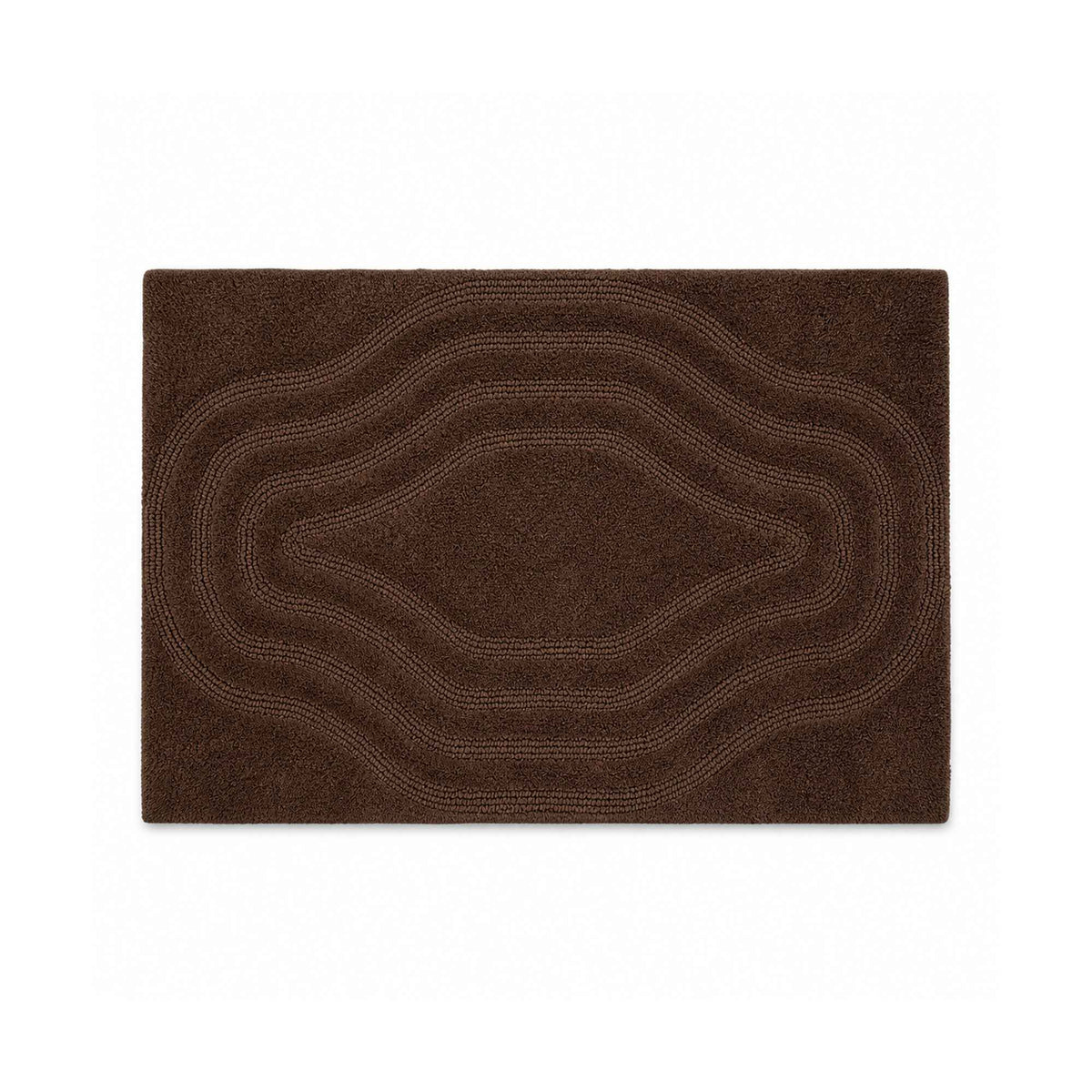 |Chamba reversible cotton floor mat in Walnut-Of Earth