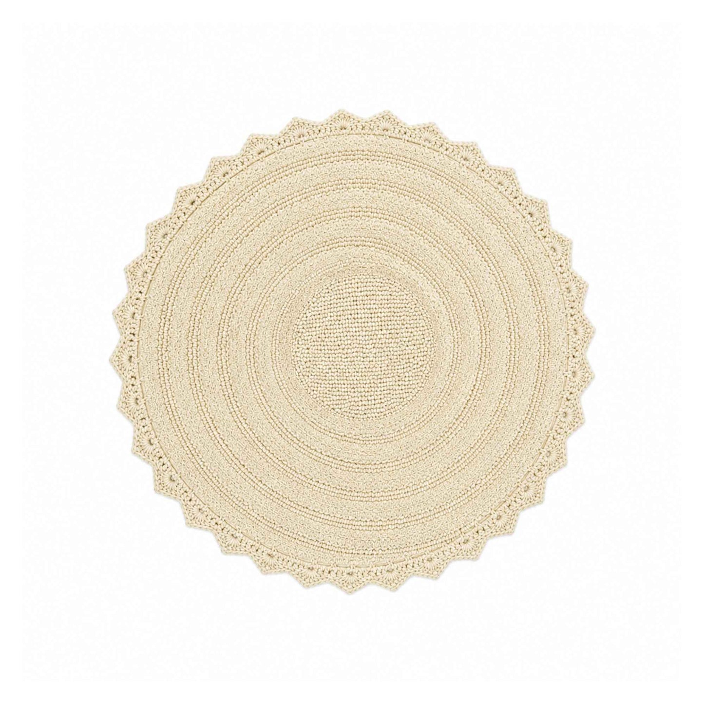 |Chanda Reversible Floor Mat in Ivory by Of Earth