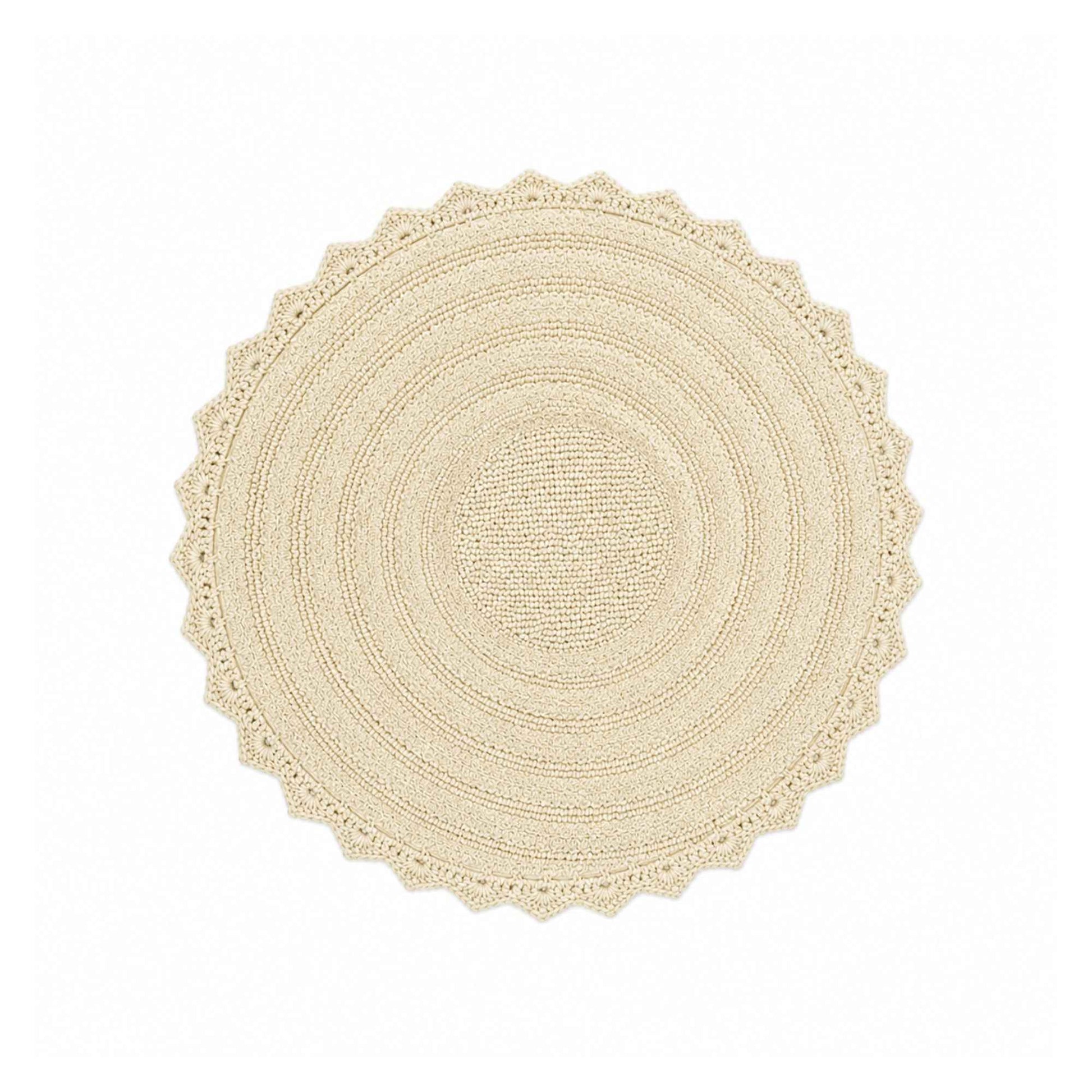 |Chanda Reversible Floor Mat in Ivory by Of Earth