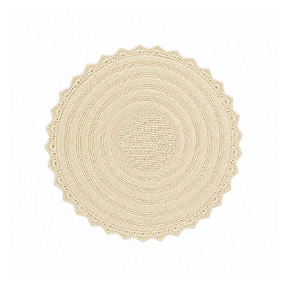 |Chanda Reversible Floor Mat in Ivory by Of Earth