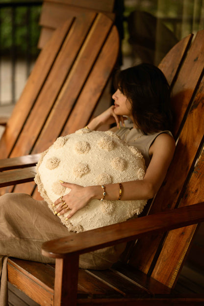 Chandrika Cotton Cushion by Of Earth