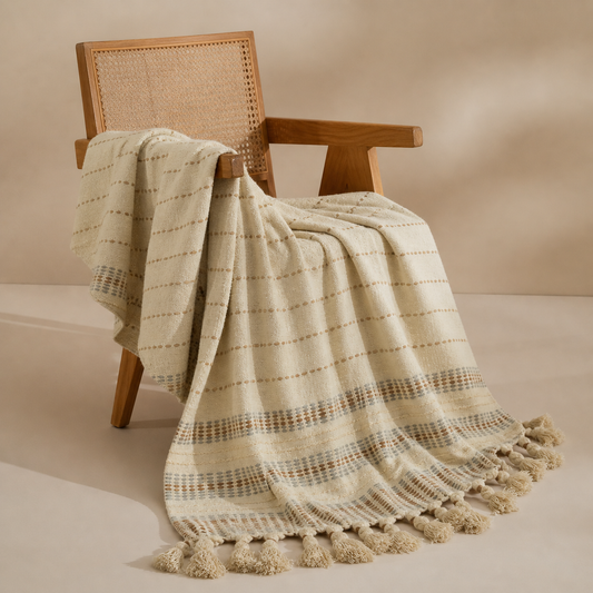 Rekha Cotton Throw Blanket
