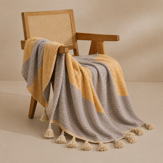 Kiran Cotton Throw Blanket