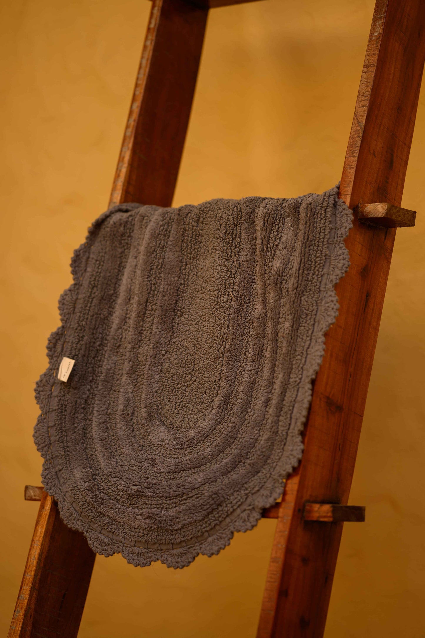 |Chaukhat Floor Mat in Charcoal by Of Earth