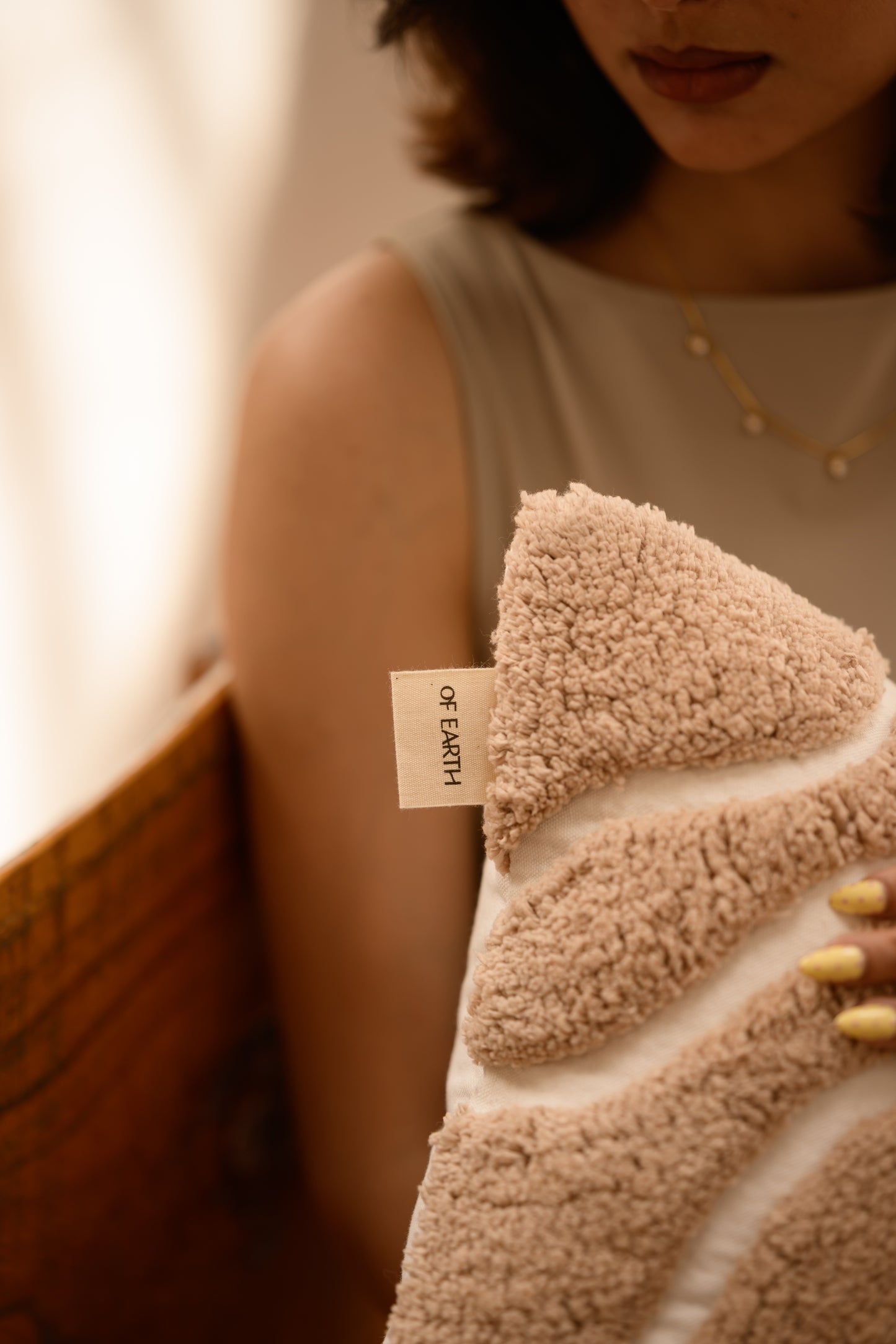 Leher Cotton Cushion