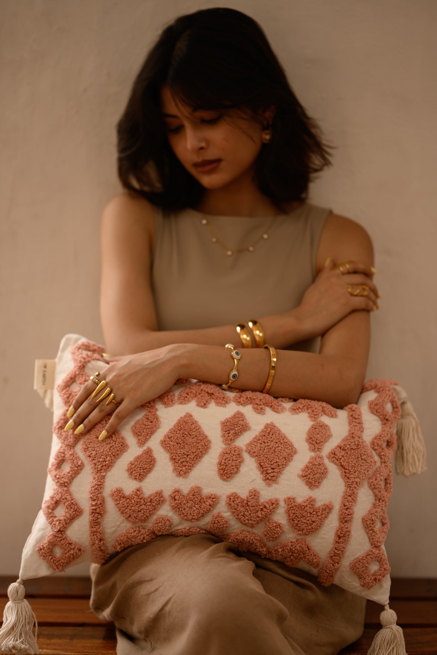 Hridi Cotton Cushion