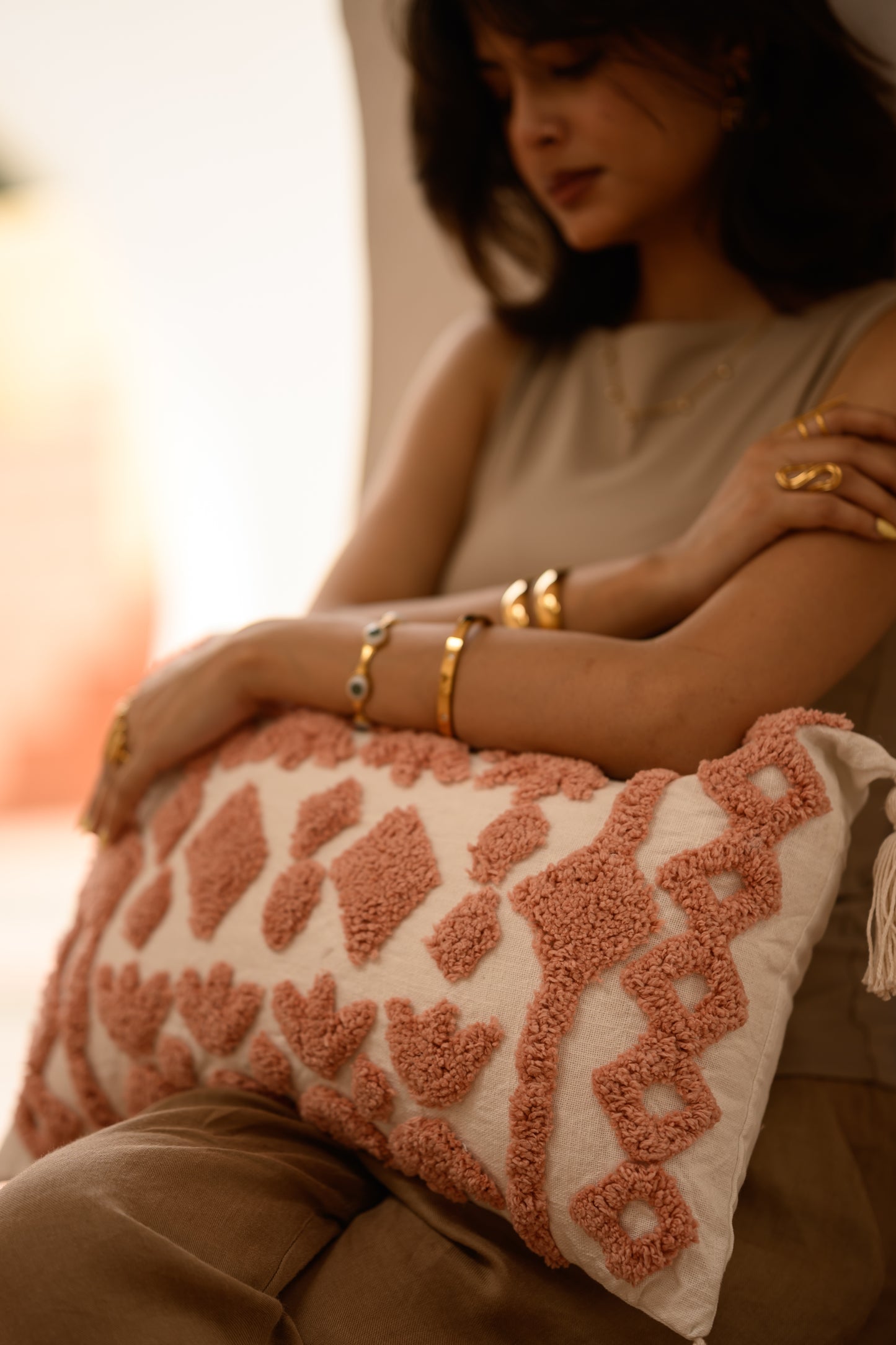 Hridi Cotton Cushion