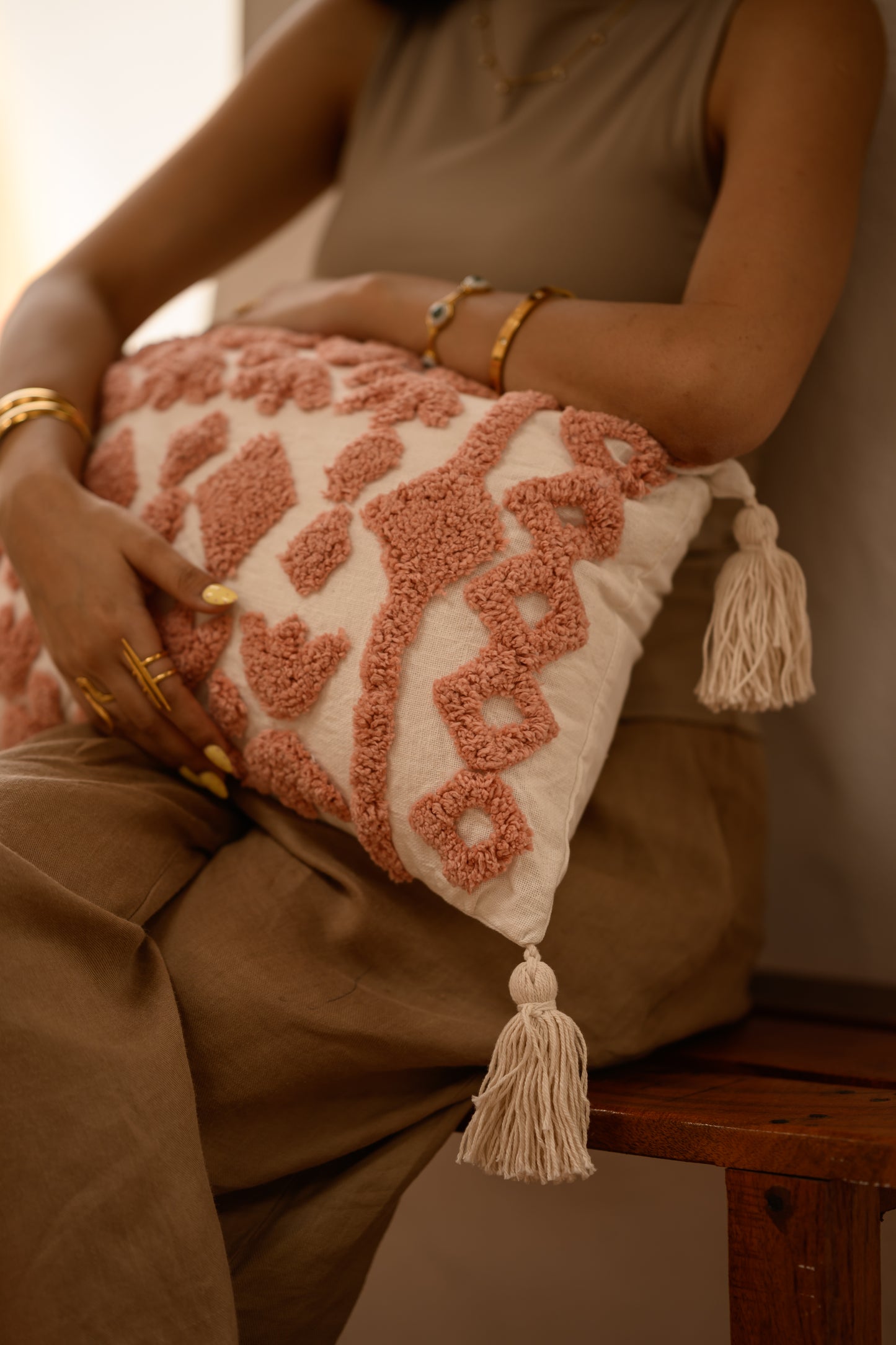 Hridi Cotton Cushion