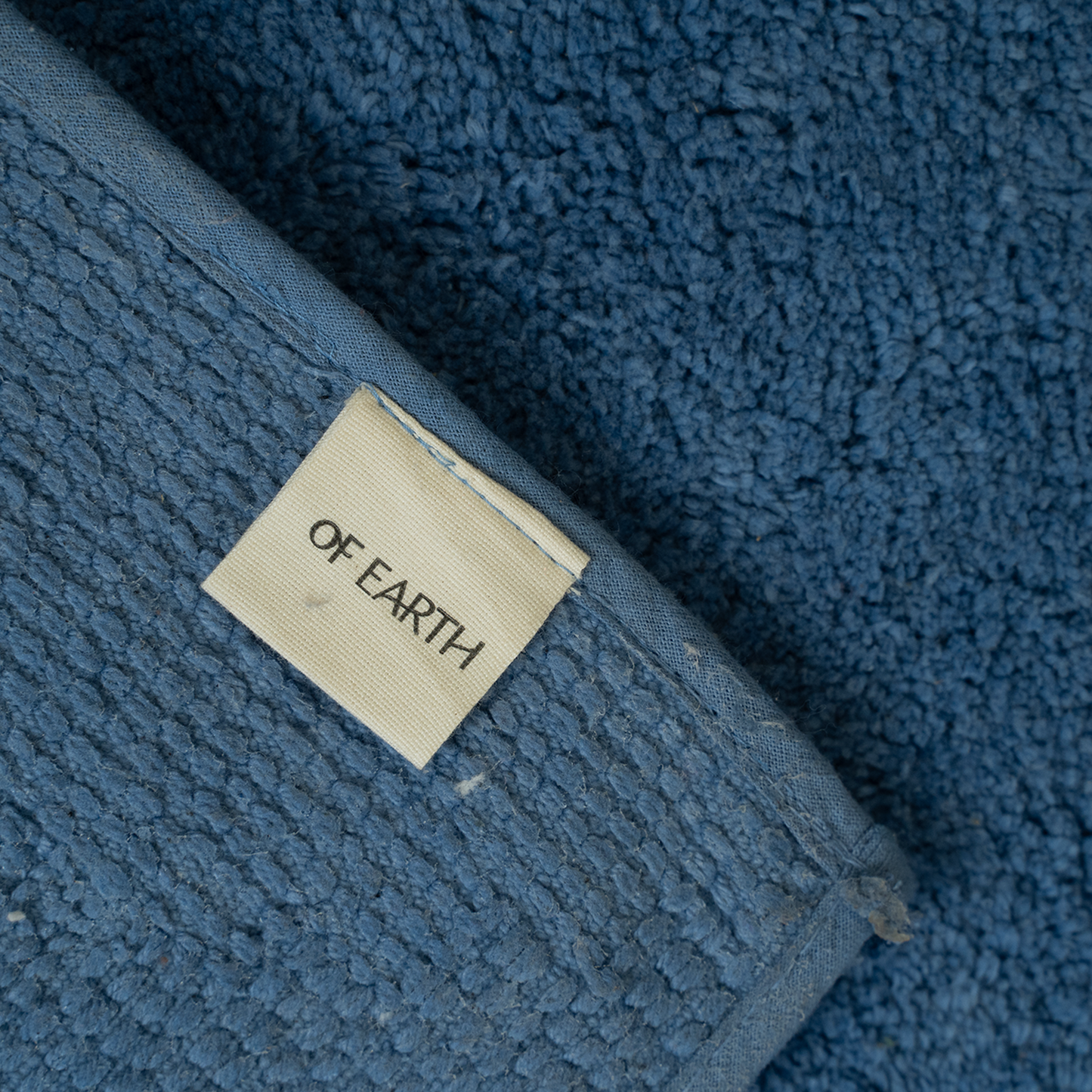 |Dastkaar Floor Mat in Blue by Of Earth