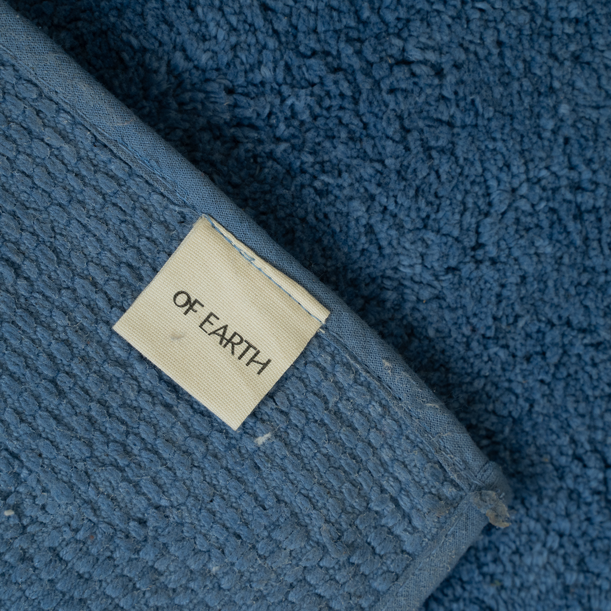 |Dastkaar Floor Mat in Blue by Of Earth