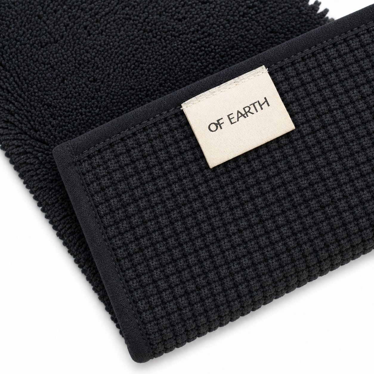 |Dastkaar Floor Mat in Charcoal by Of Earth