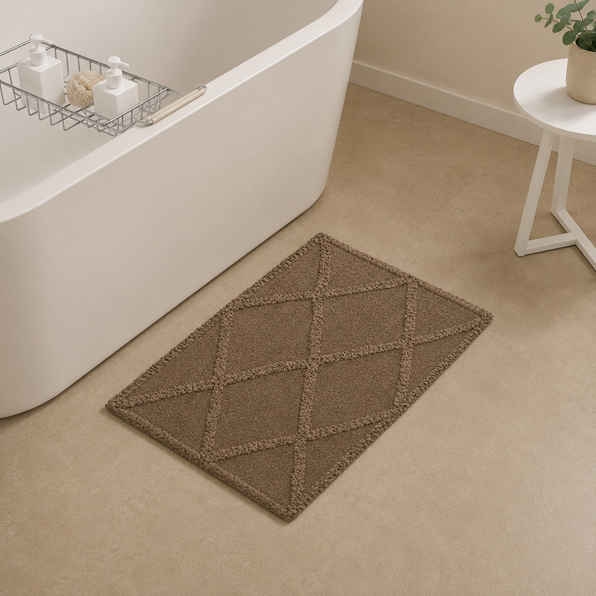 |Dehri Floor Mat in Tan Colour by Of Earth