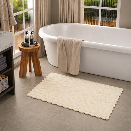 |Dwaar Floor Mat in Ivory Colour by Of Earth