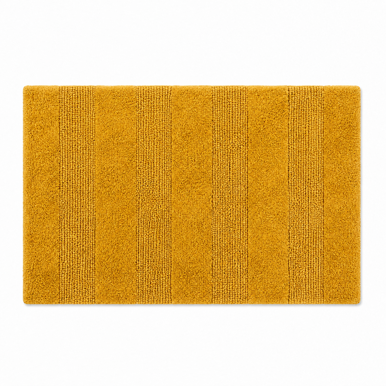 |Grih reversible cotton floor mat in Mustard-Of Earth