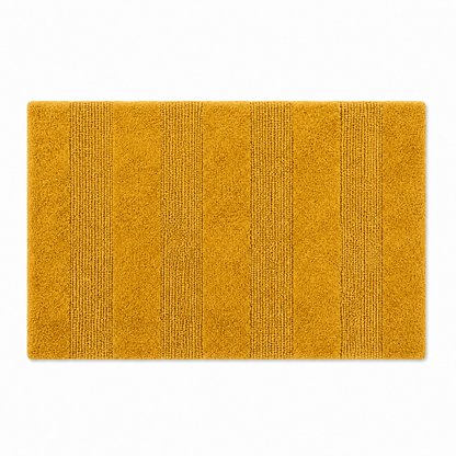 |Grih reversible cotton floor mat in Mustard-Of Earth