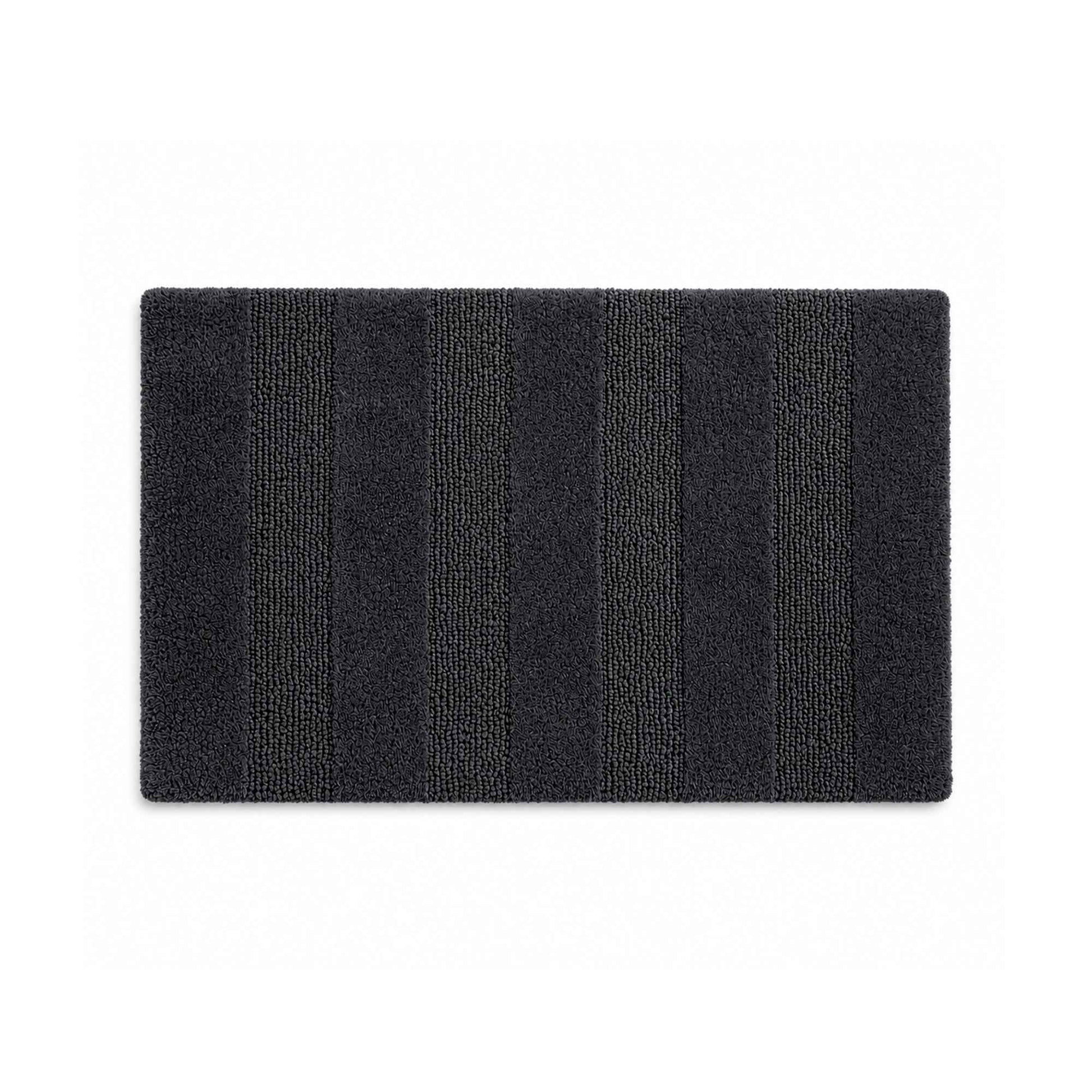 |Grih reversible cotton floor mat in Charcoal-Of Earth
