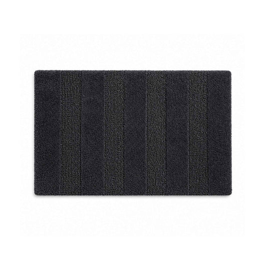 |Grih reversible cotton floor mat in Charcoal-Of Earth