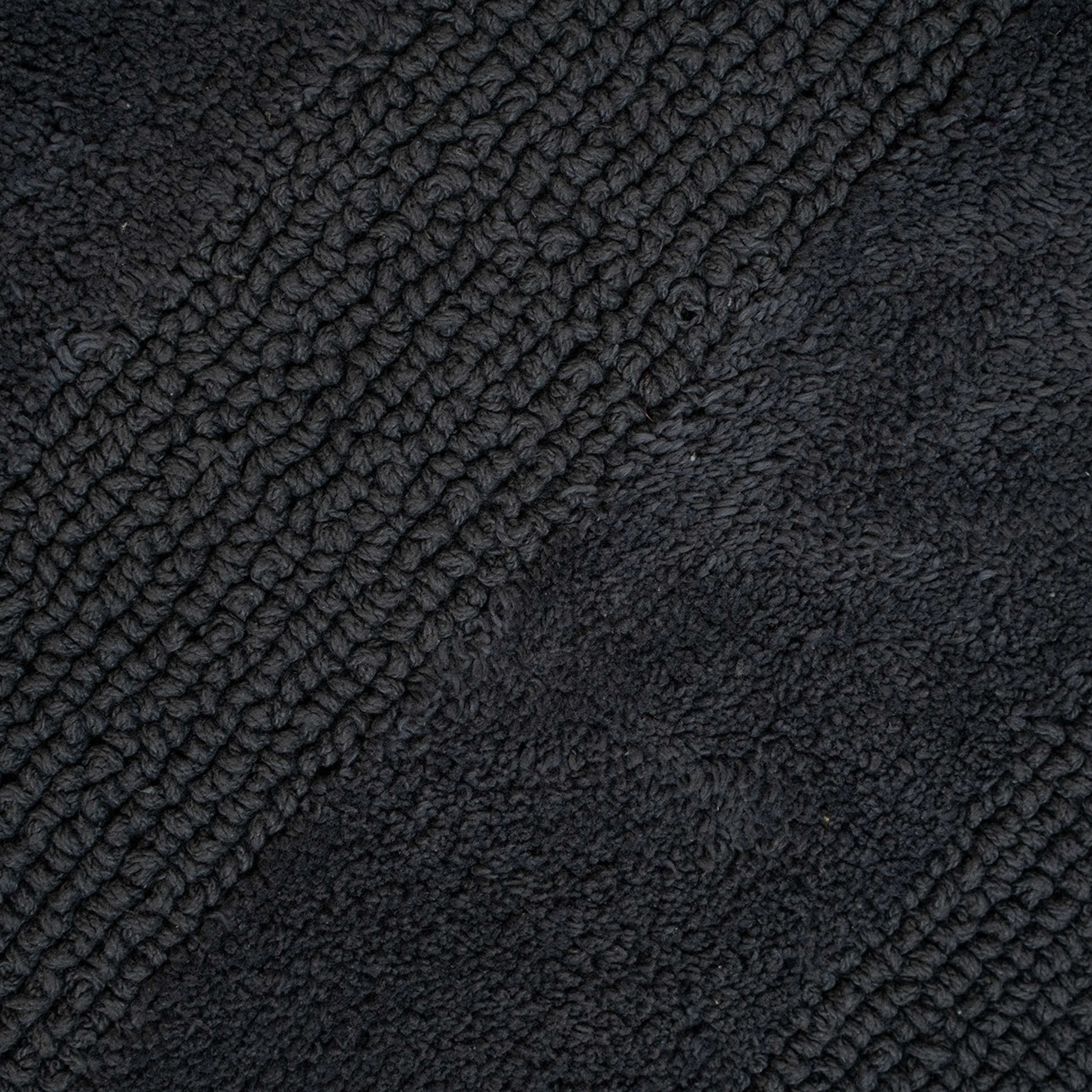 |Grih reversible cotton floor mat in Charcoal-Of Earth