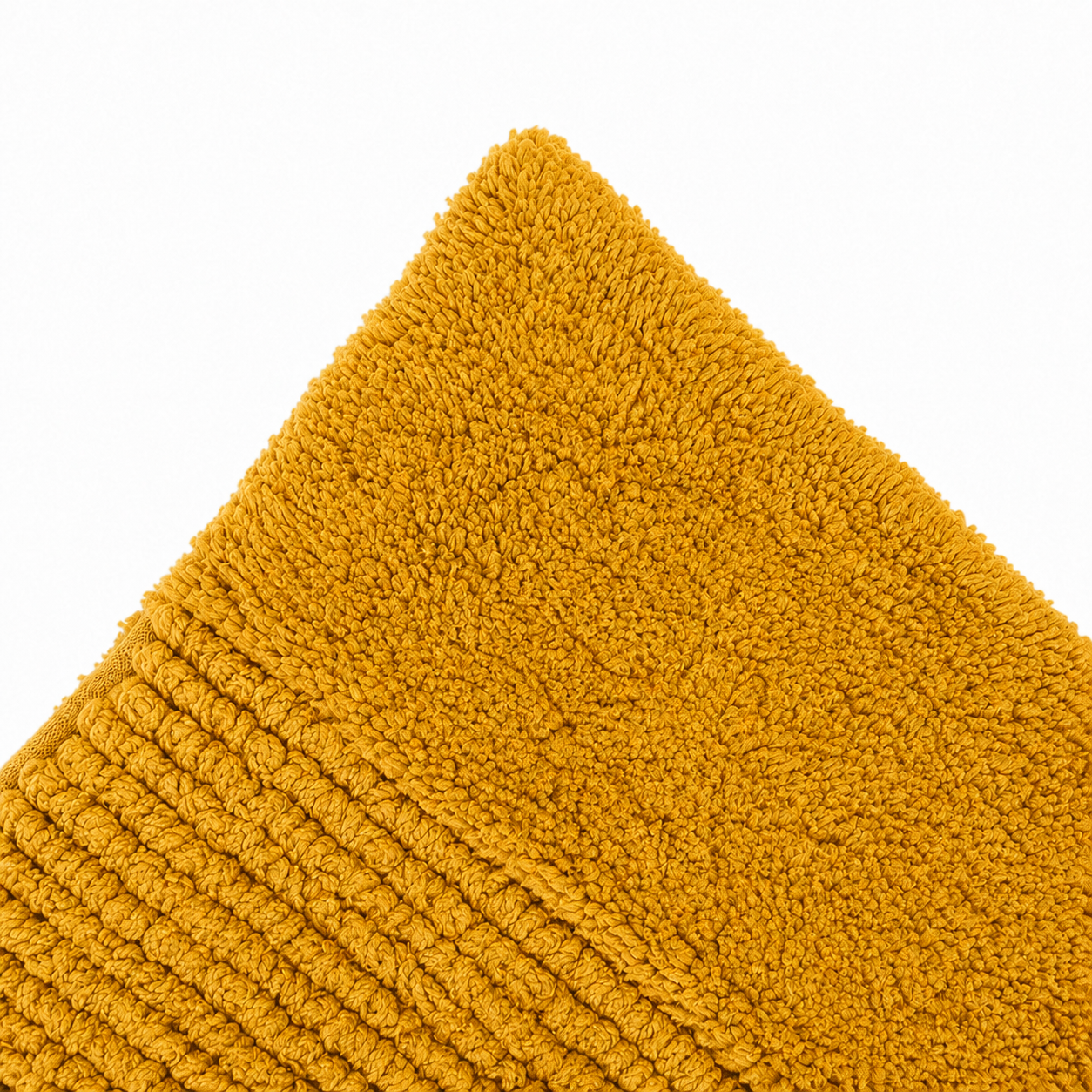 |Grih reversible cotton floor mat in Mustard-Of Earth