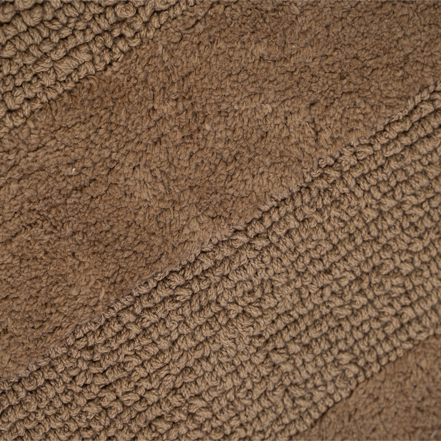 |Grih reversible cotton floor mat in Tan-Of Earth