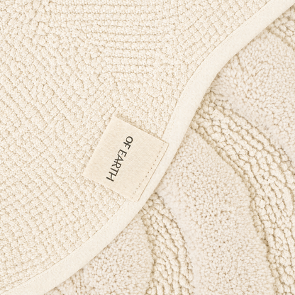 |Gulaab Floor Mat in Ivory by Of Earth