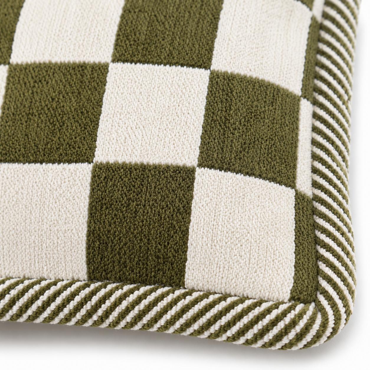 Iris Cotton Cushion by Of Earth