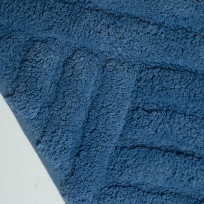 |Maati cotton floor mat Blue -Of Earth